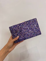 Clutch/bolsos piedras doble cara BR4066