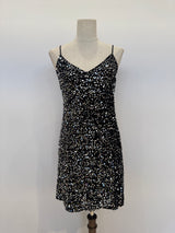 Vestido corto de lentejuela L1360