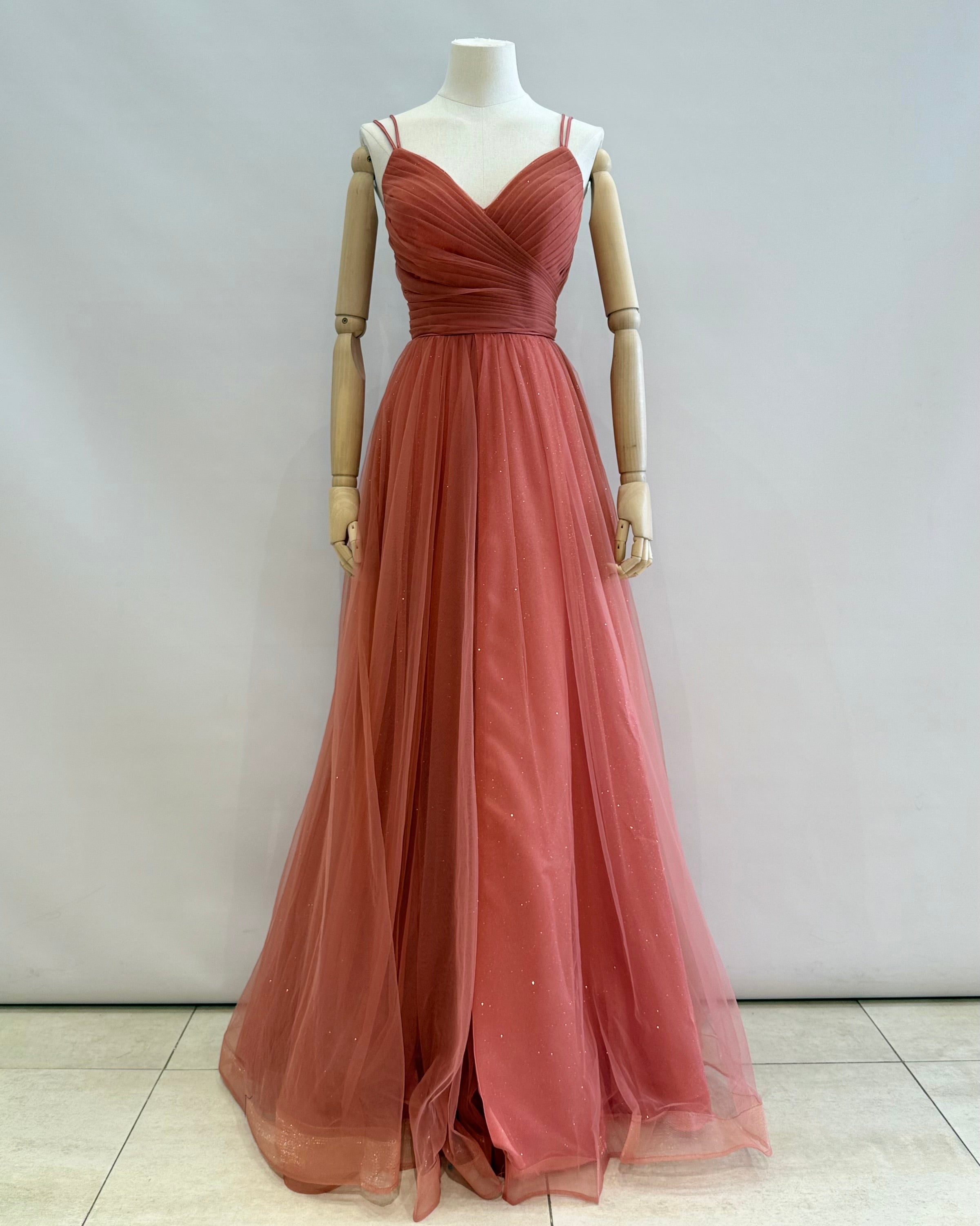 Vestido largo tull 9210