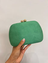 Clutch/bolsos en antelina CV1A048