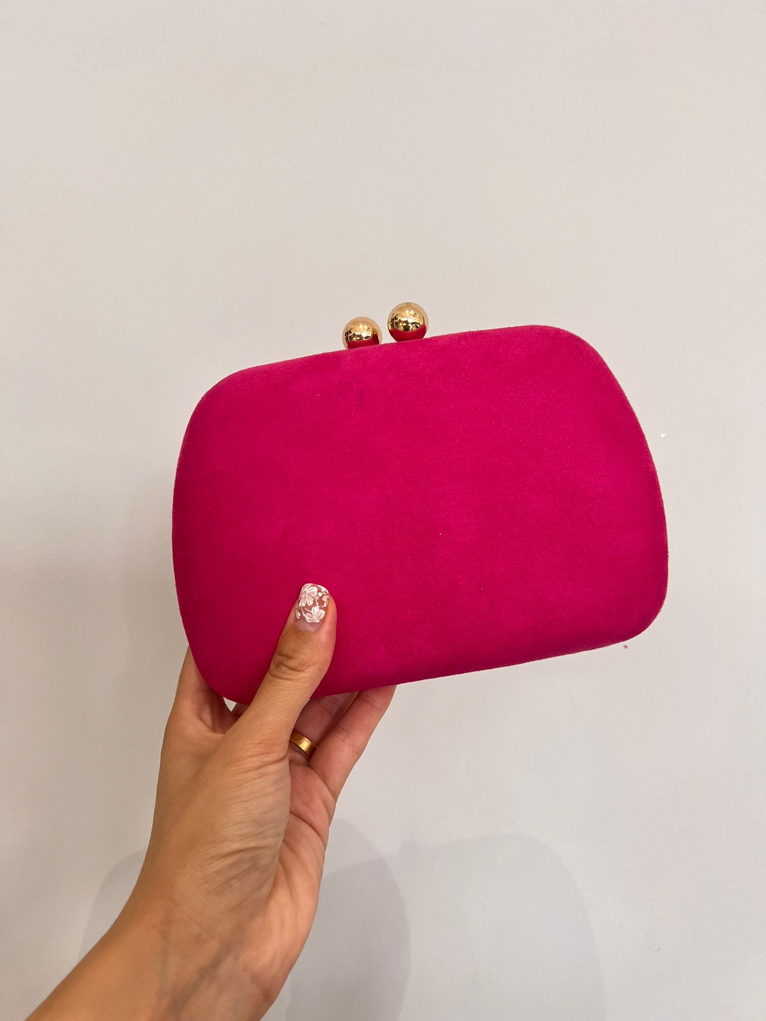 Clutch/bolsos en antelina CV1A048