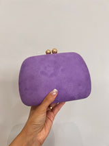 Clutch/bolsos en antelina CV1A048
