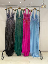 Vestido de pedreria 866015