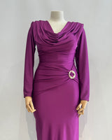Vestido largo hebilla 25349