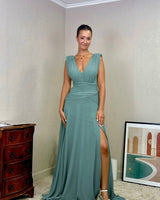 Vestido largo 2601 Liso