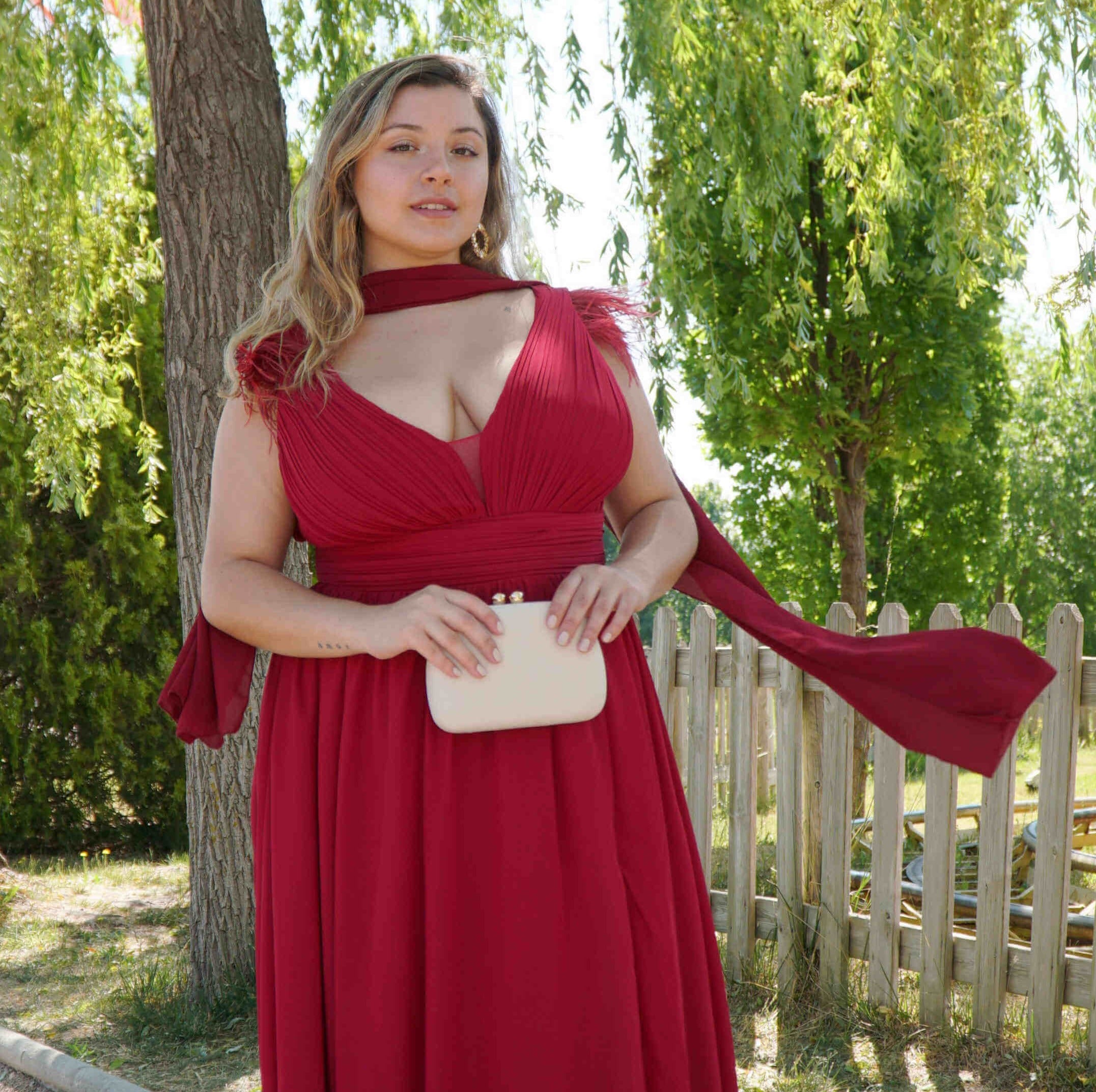 Basic chiffon shawl 45x100cm