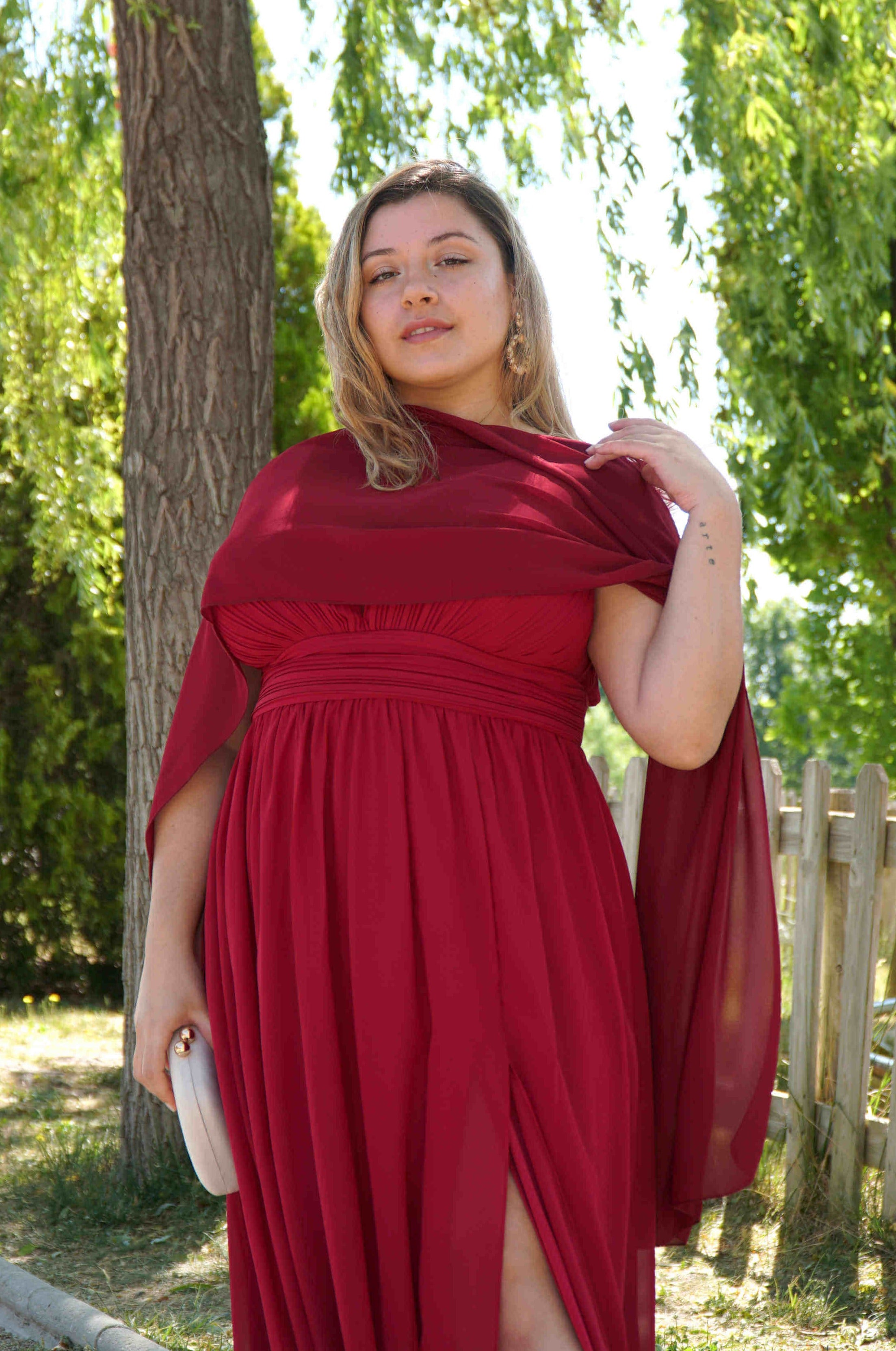 Basic chiffon shawl 45x100cm