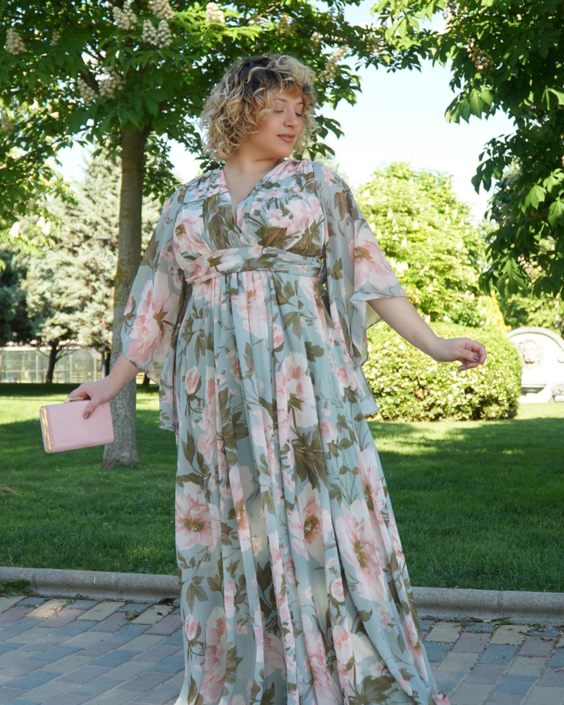 Vestido largo R1622 Tg