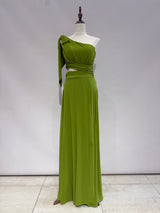 Vestido largo gasa 22393