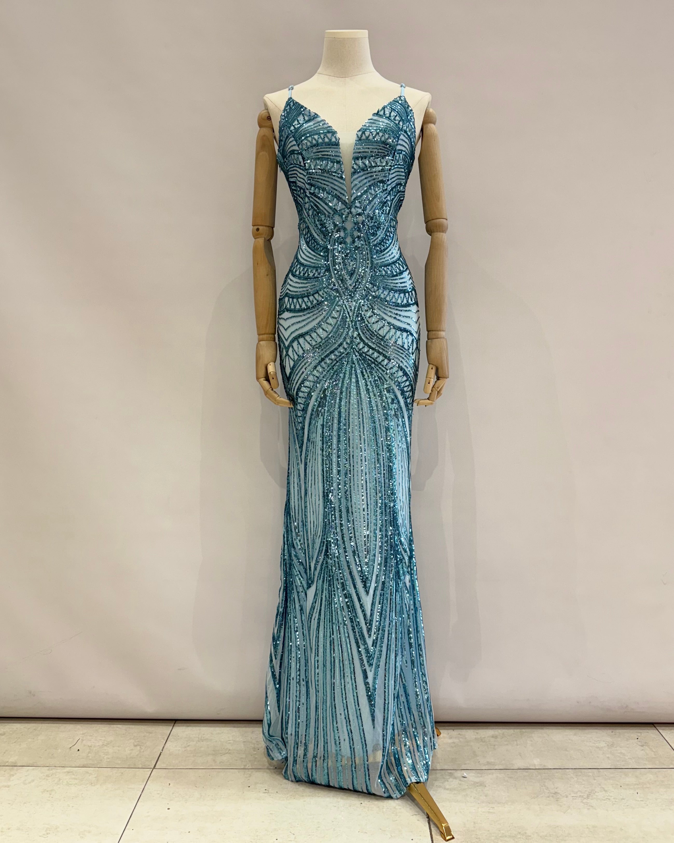 Vestido lentejuelas 19330