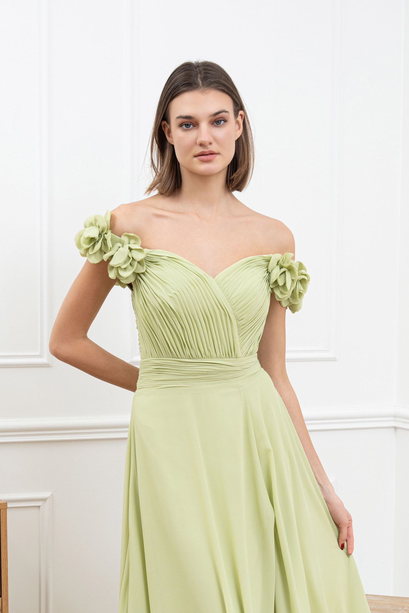 Vestido largo F86008