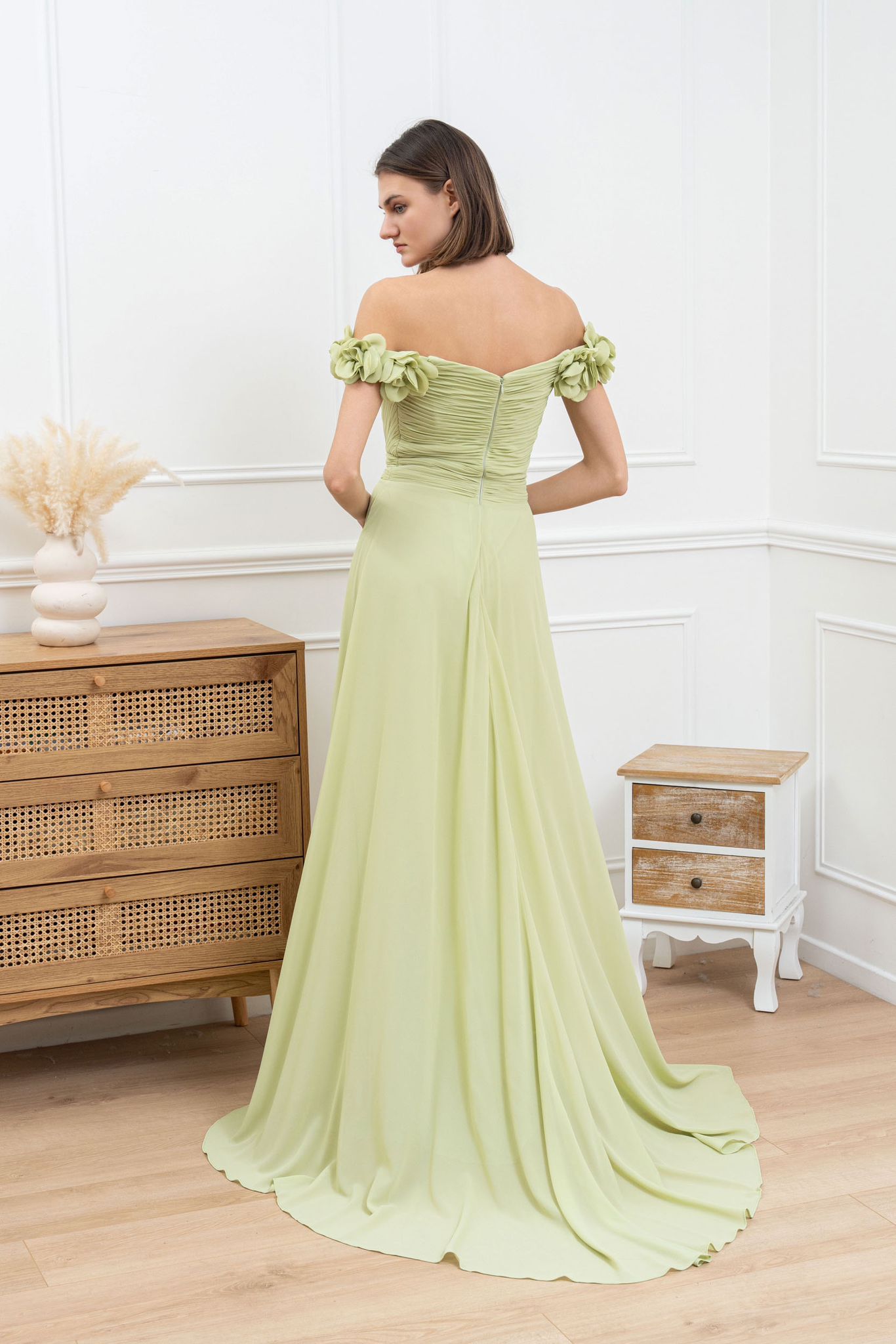 Vestido largo F86008