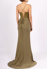 Vestido largo F86020
