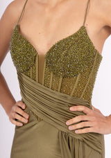 Vestido largo F86020