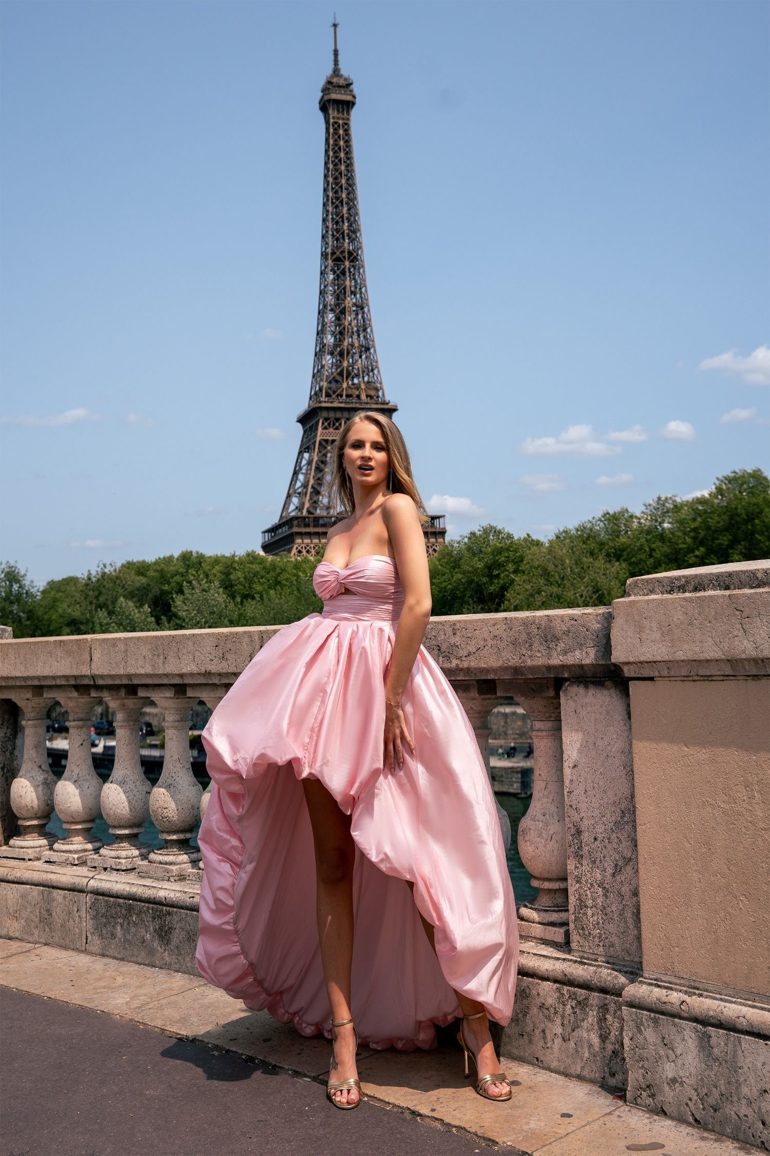 Vestido asimetrico GP583