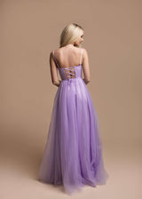Vestido corset y tul HM2392