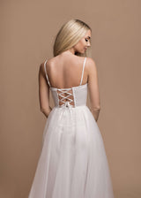 Vestido corset y tul HM2392
