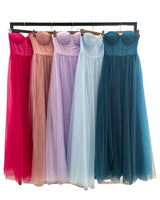 Vestido corset y tul HM2392