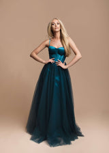 Vestido corset y tul HM2392