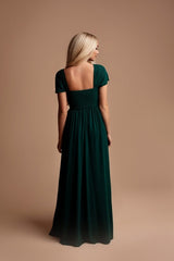Long dress with sleeves R1269TG