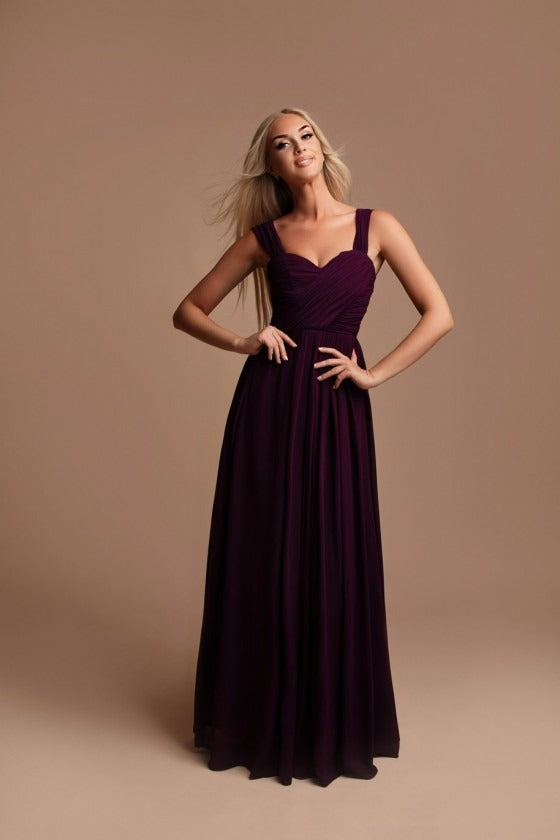 Long dress with sleeves R1269TG