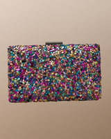 Clutch/bolsos piedras doble cara BR4066