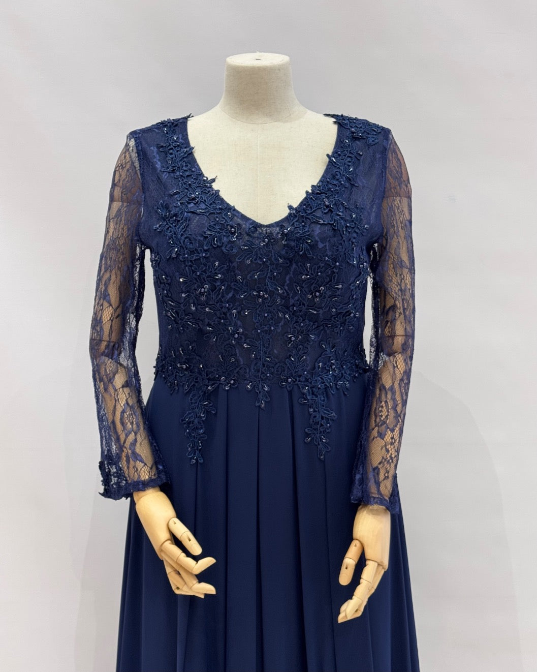 Vestido largo talla grande 1584