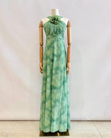 Vestido largo estampado 25130