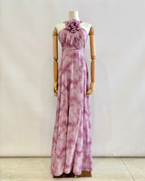 Vestido largo estampado 25130