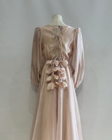 Vestido midi organza LYC0052