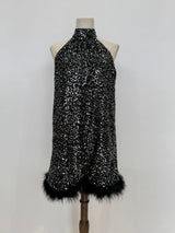 Vestido de lentueja corto L1361