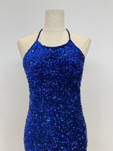 Vestido corto de lentejuela L1374