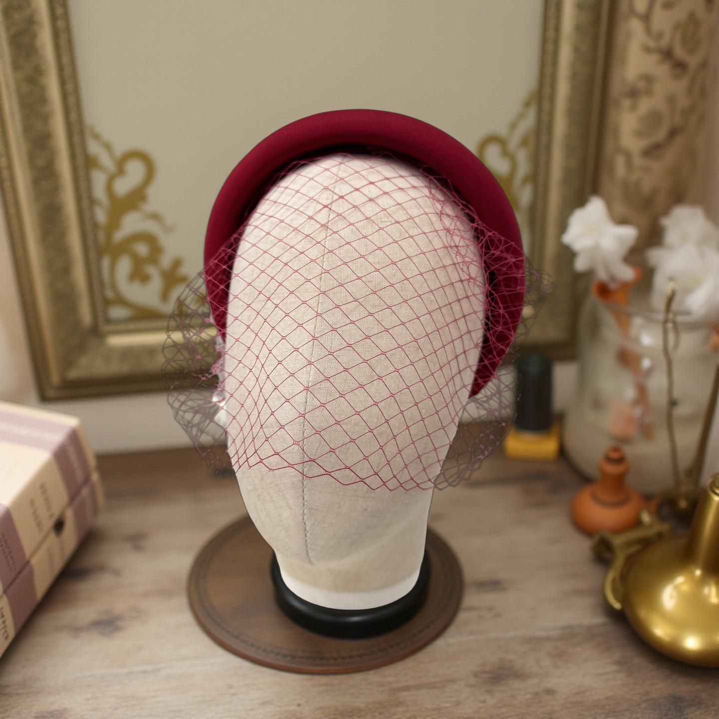 Diadema con rejilla D-001