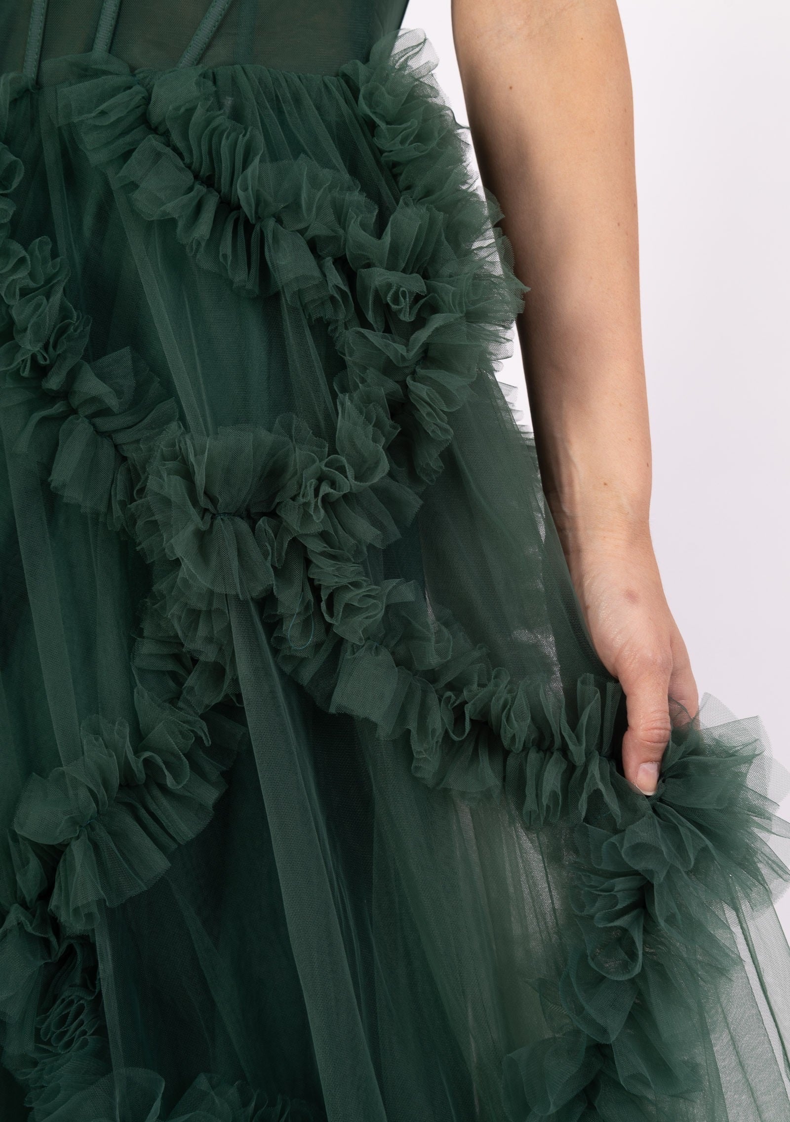 Vestido de tul F8072