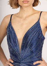 Vestido de pedreria 5801