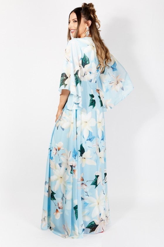 Flower print dress R1423