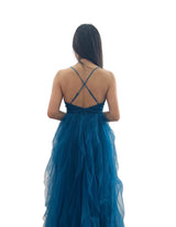 Vestido largo tul R1870