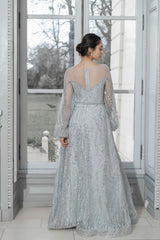 Vestido largo con purpurina TL-100