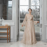 Vestido largo con purpurina TL-100