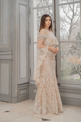 Vestido sirena + capa TL-106