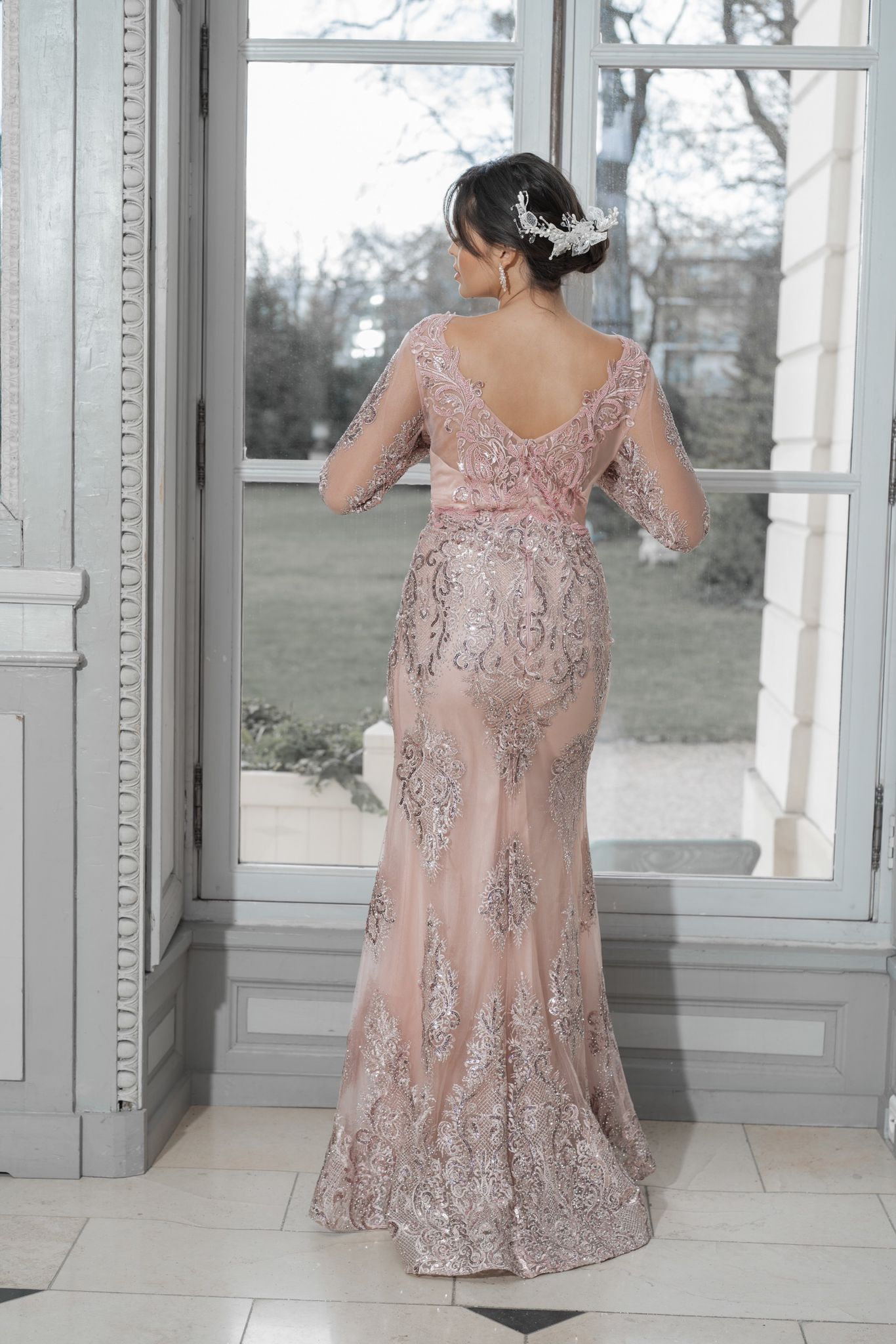 Long mermaid dress TL-68