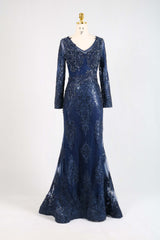 Vestido largo sirena TL-68