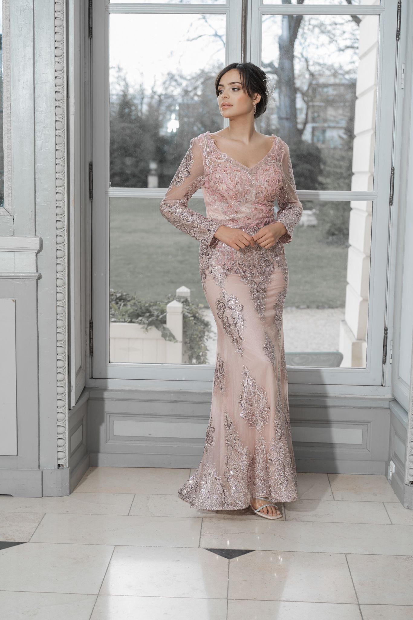 Long mermaid dress TL-68