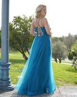 Vestido largo tull 9210