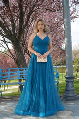 Vestido largo tull 9210