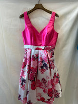 Vestido corto estampado 535001