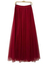 Falda de tul largo W9050