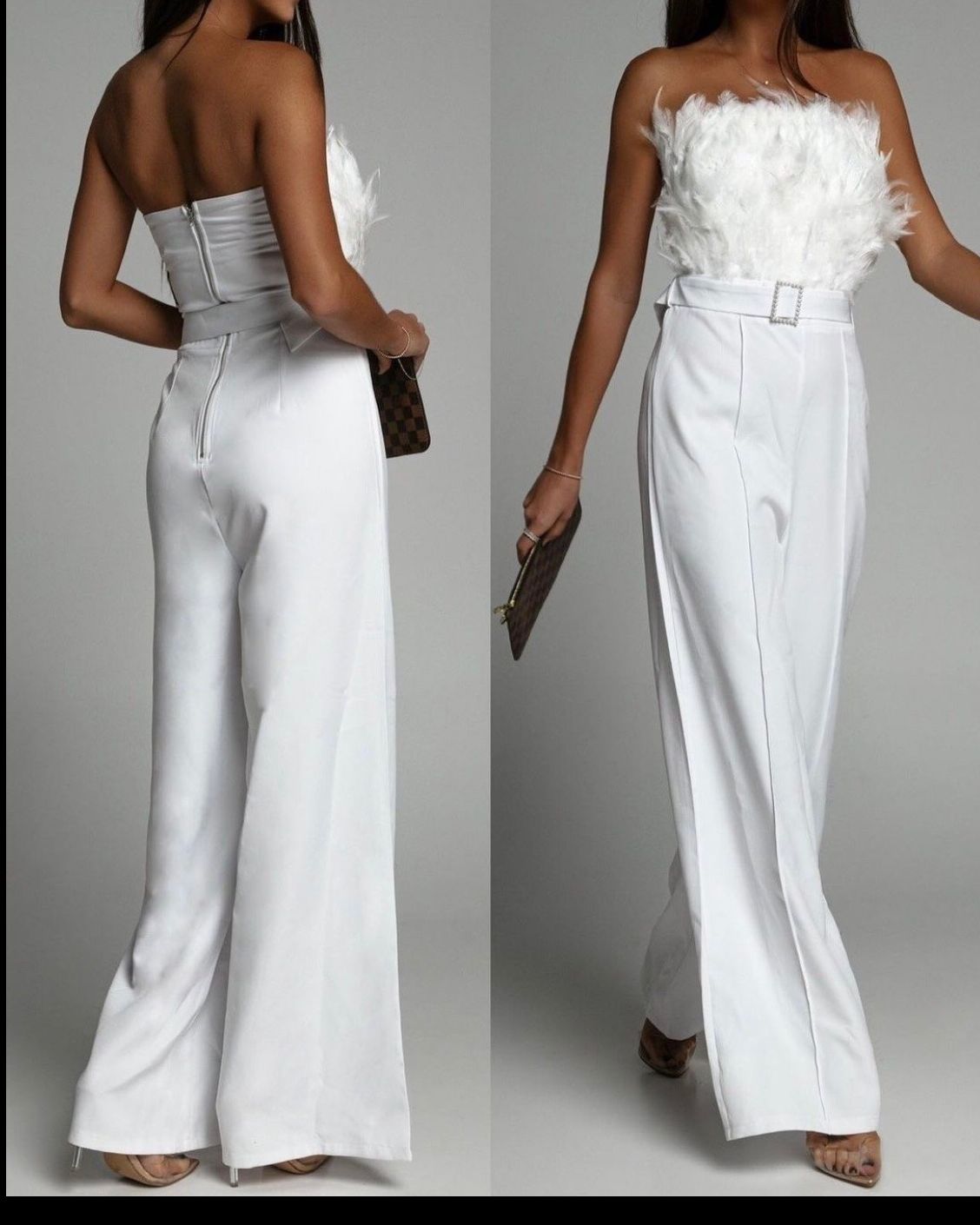 Mono largo plumas 502229