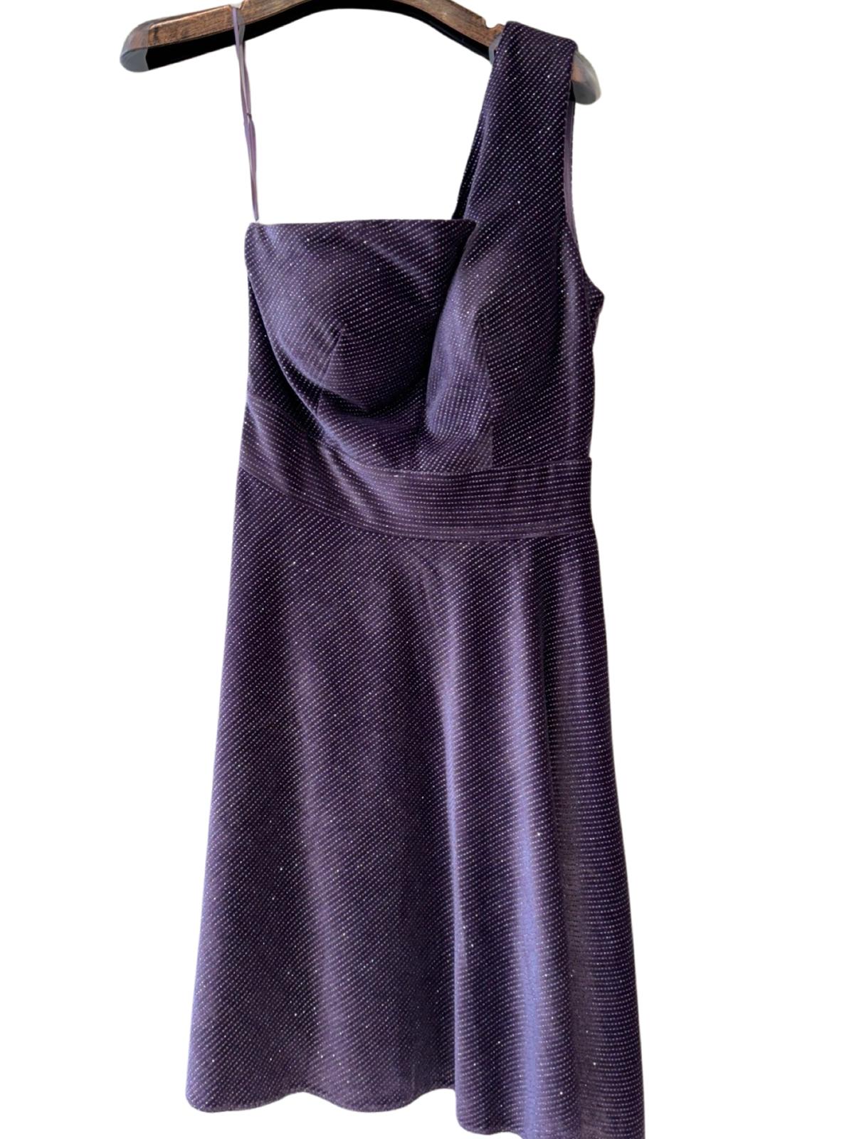 Vestido terciopelo brillo R8276