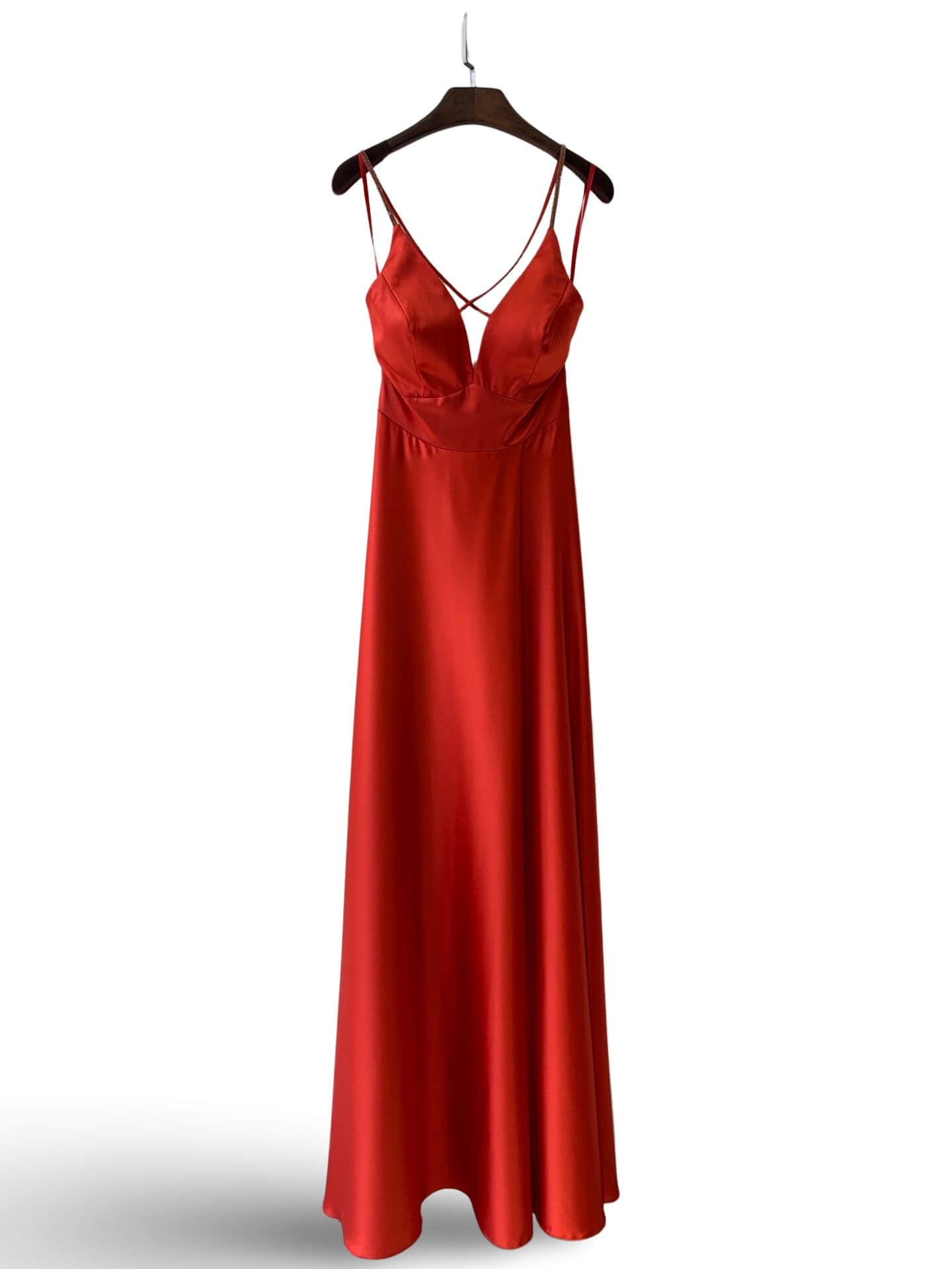 Long satin dress GP1441B